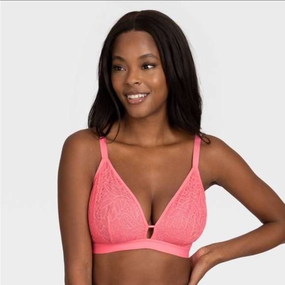 All.You. LIVELY Women's Palm Lace Busty Bralette - Flowering Ginger 2 - Picture 1 of 4